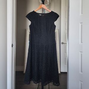 Anne Klein Black Lace Dress Size 6